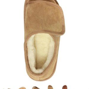 Lamo Closed Toe Wrap Booties/Slippers